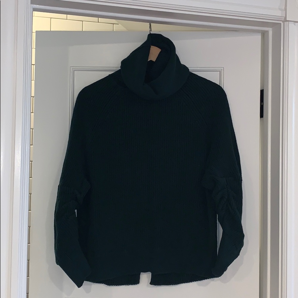 Cabi turtleneck sweater - dark green